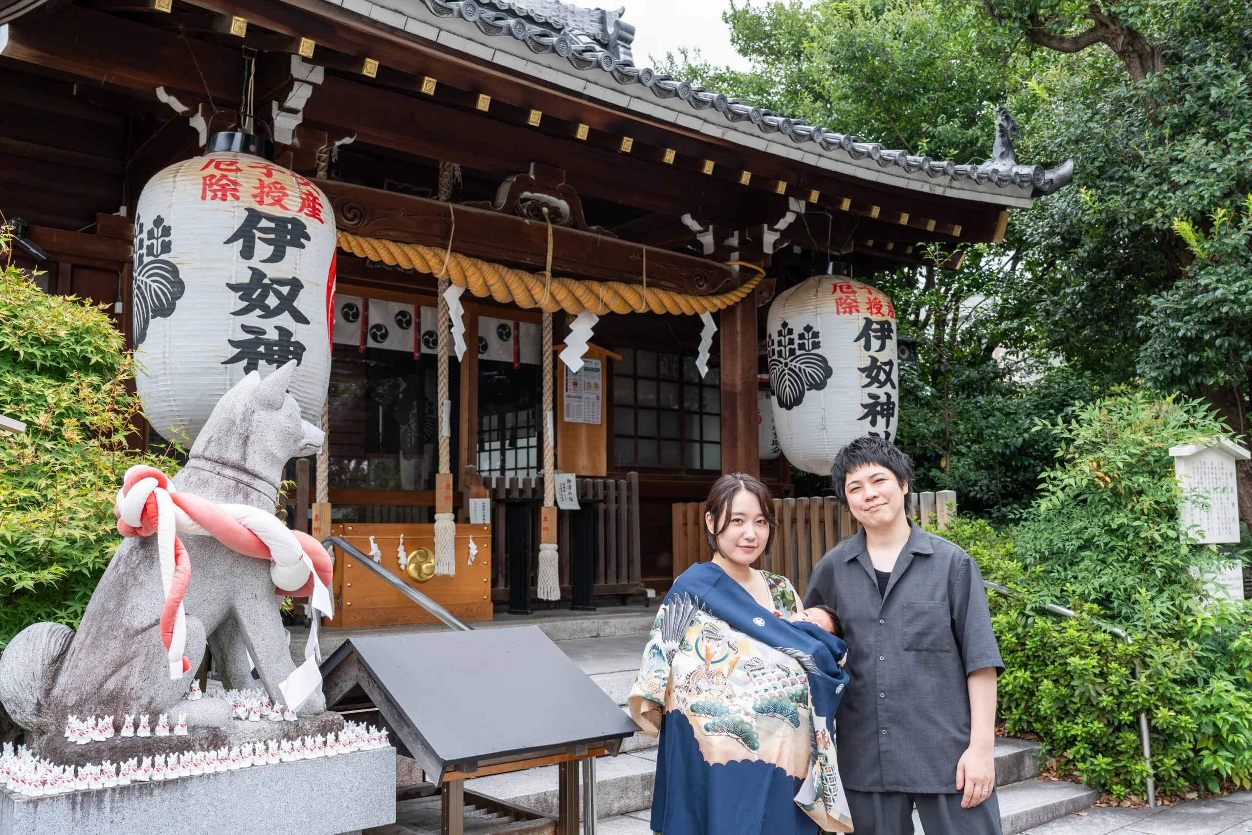 お客様のお宮参りの写真