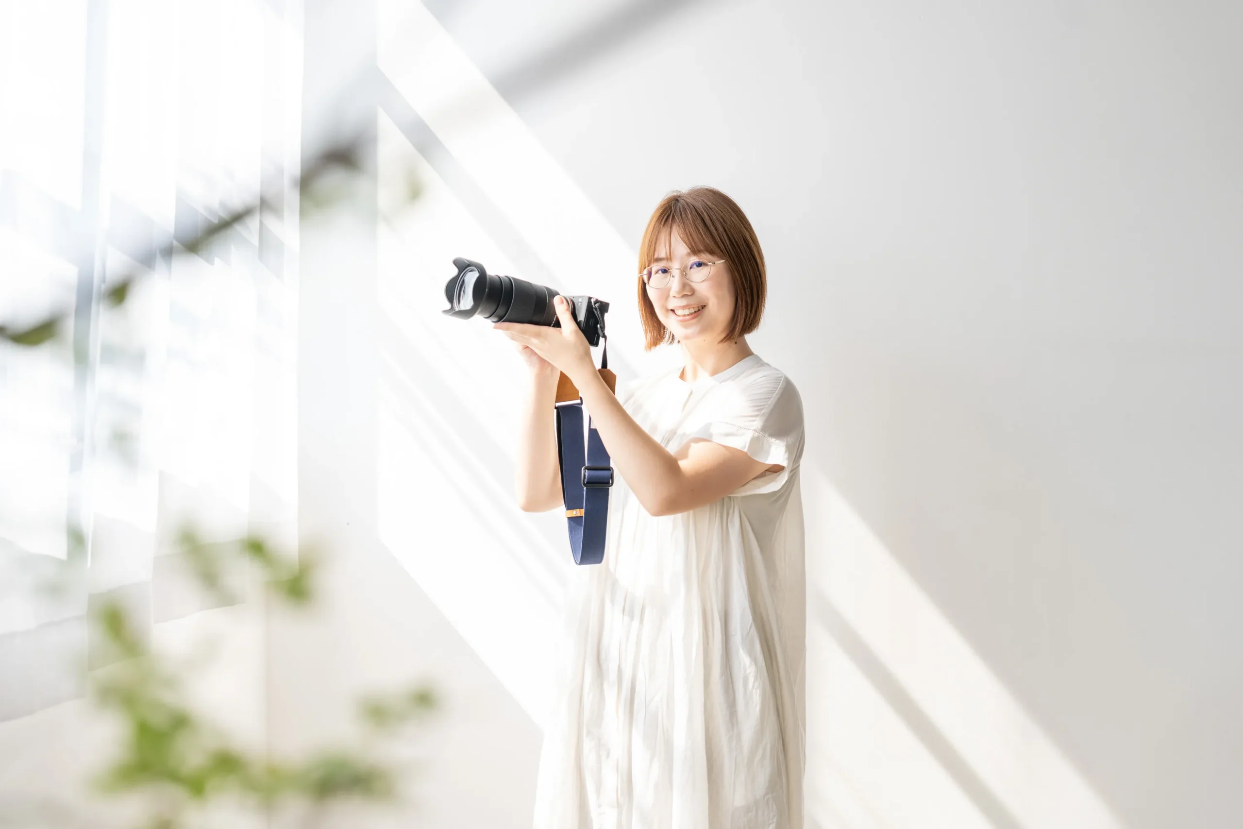 お客様の優しい雰囲気が印象的な写真